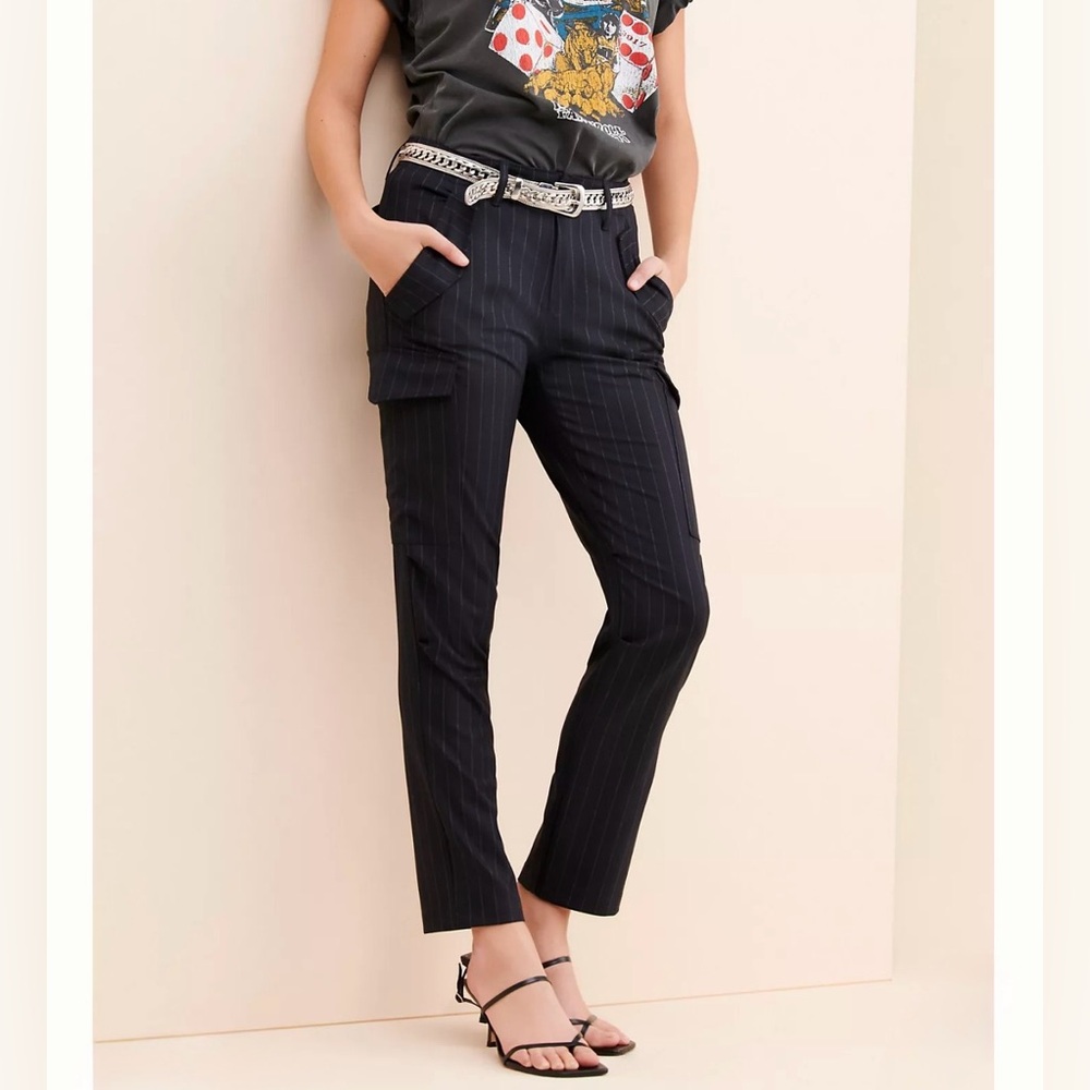 Zadig & Voltaire Palmy Pinstripe Pants
